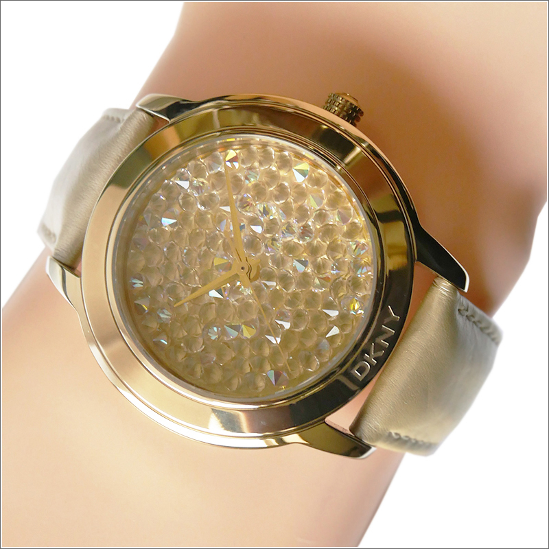 DKNY ダナキャランニューヨーク 腕時計 NY8435 レザーベルト