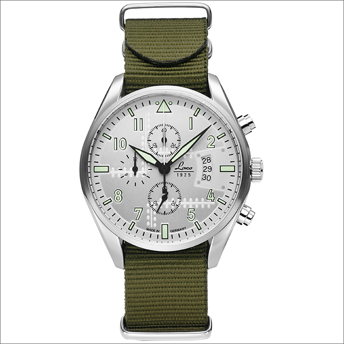 Laco ラコ 腕時計 861918GR CHRONOGRAPH Seattle シアトル クォーツ