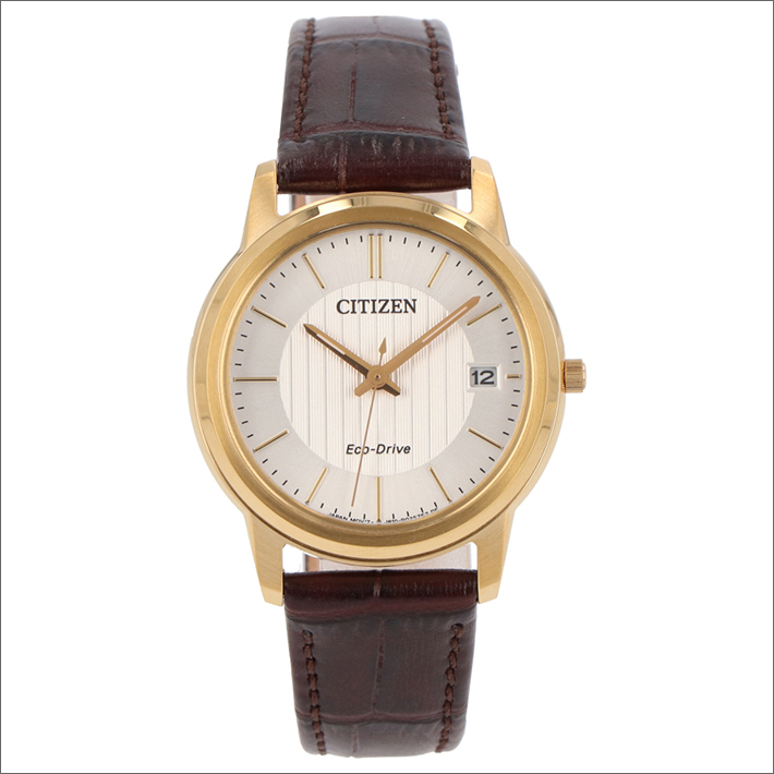 シチズン CITIZEN 腕時計 FE6012-11A エコ・ドライブ カレンダー レザーベルト レディース (Cal.J810)