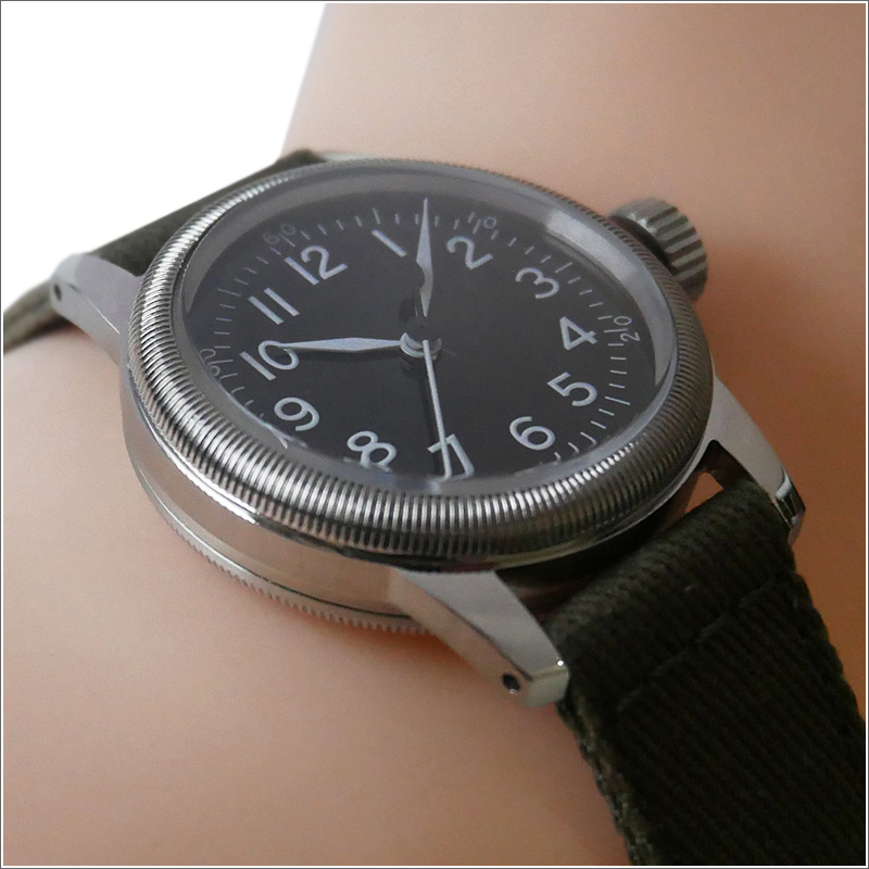 PRATT&WHITNEY ロゴ腕時計 ss43-